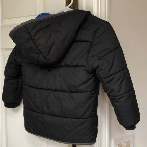 Carter's Black Puffy Coat - Picture 7 of 9